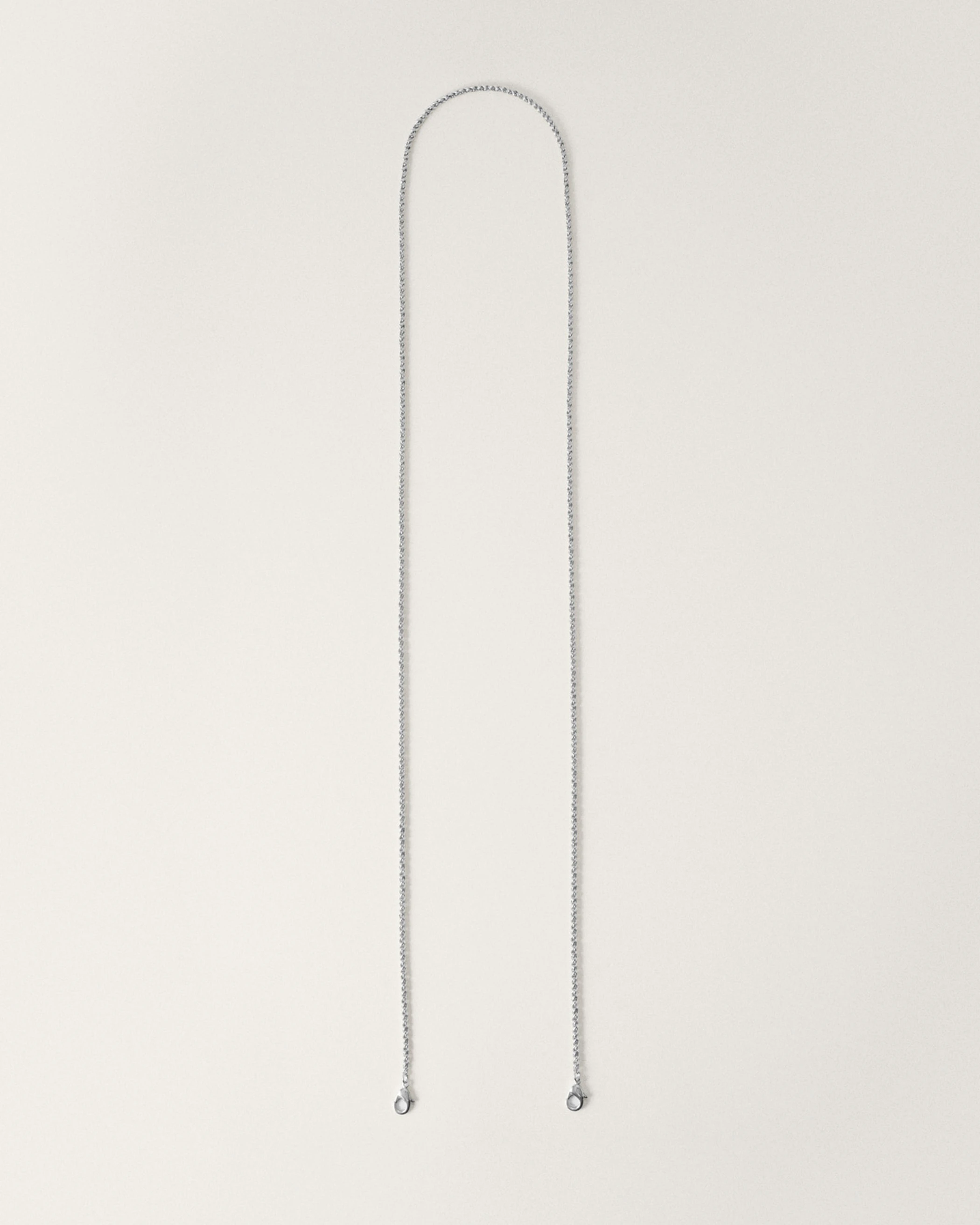 120 cm long shoulder chain silver first