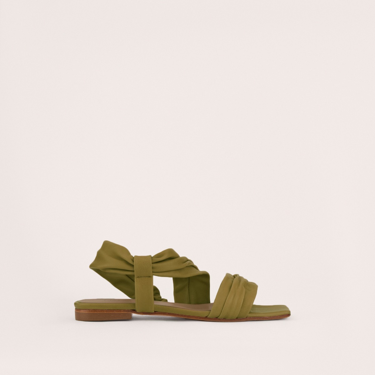 Paaduks Women Polly Green Flats | Sepia Stories