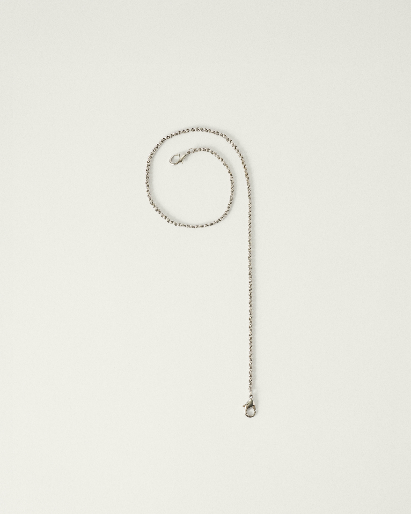 50 cm long shoulder chain silver second