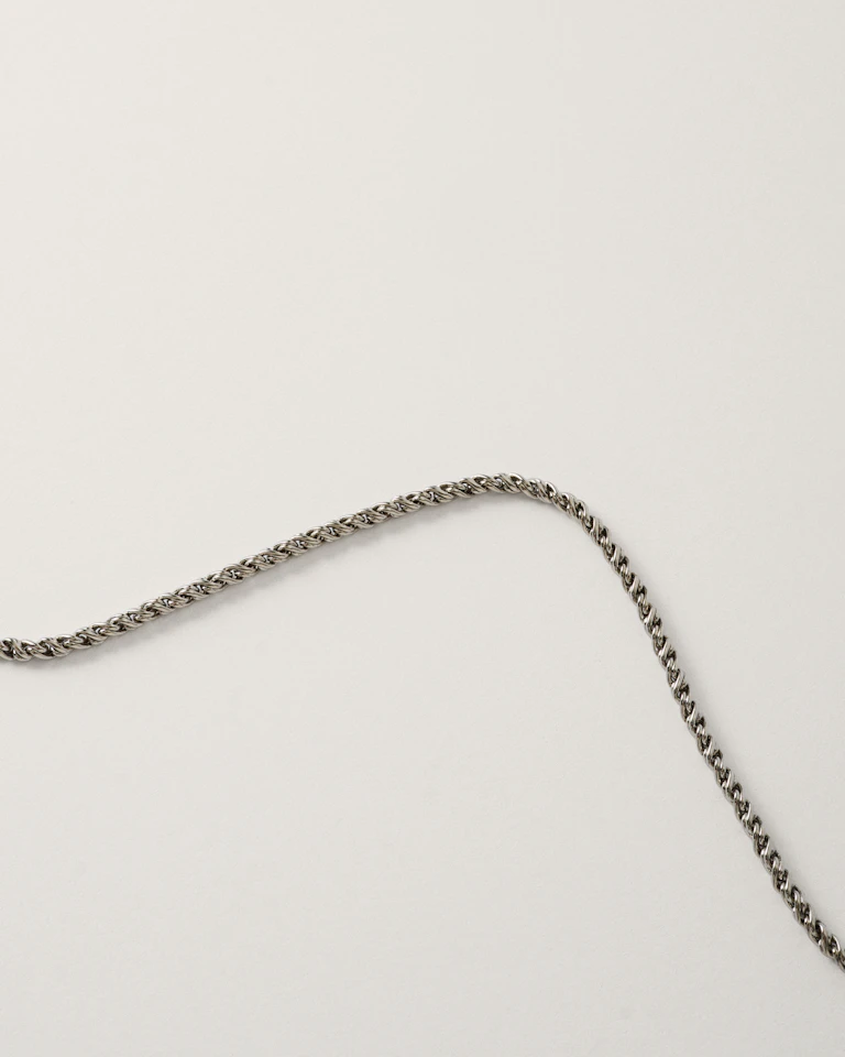 50 cm long shoulder chain silver